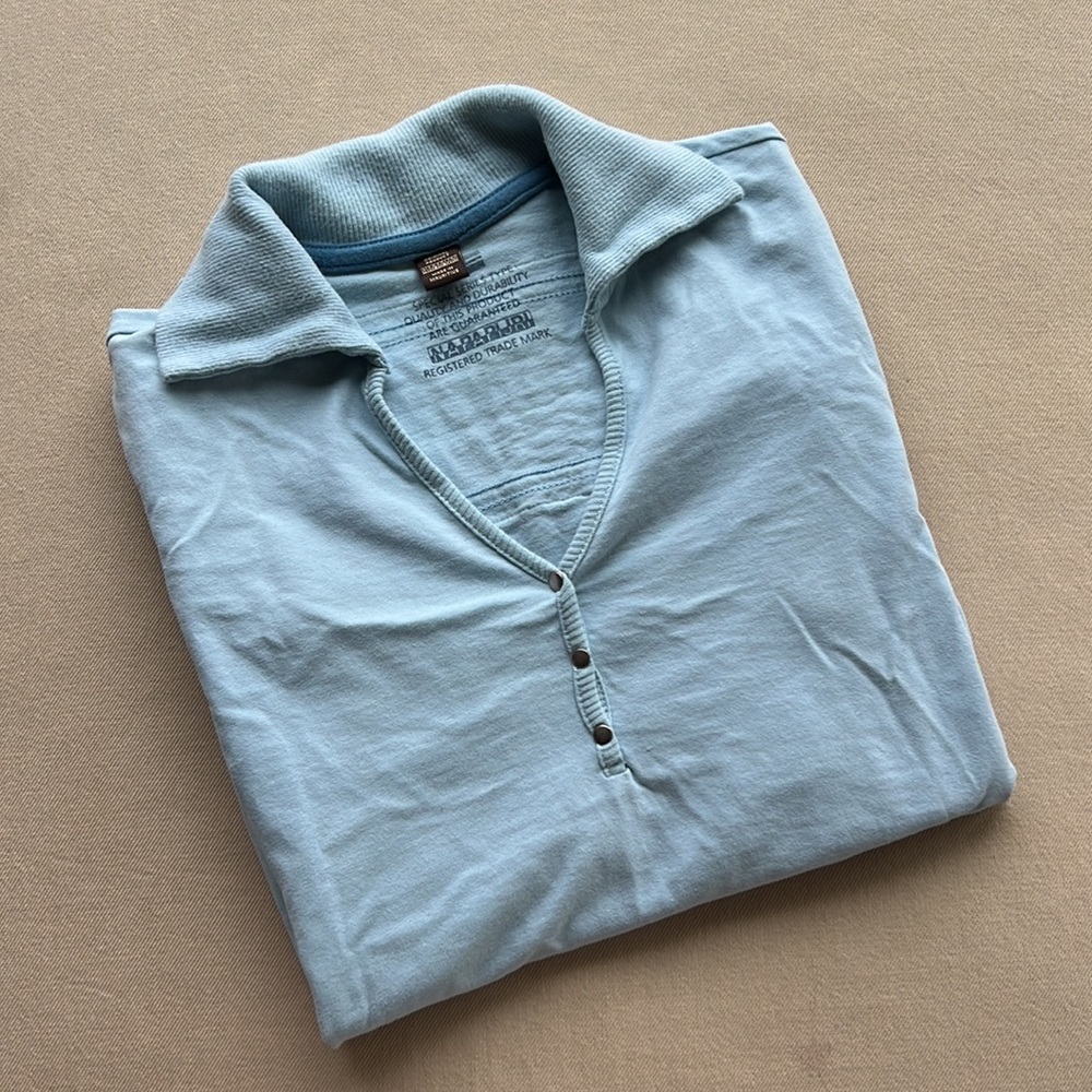 Napapijri Norwegian Flag Polo Tee - Picture 1 of 12